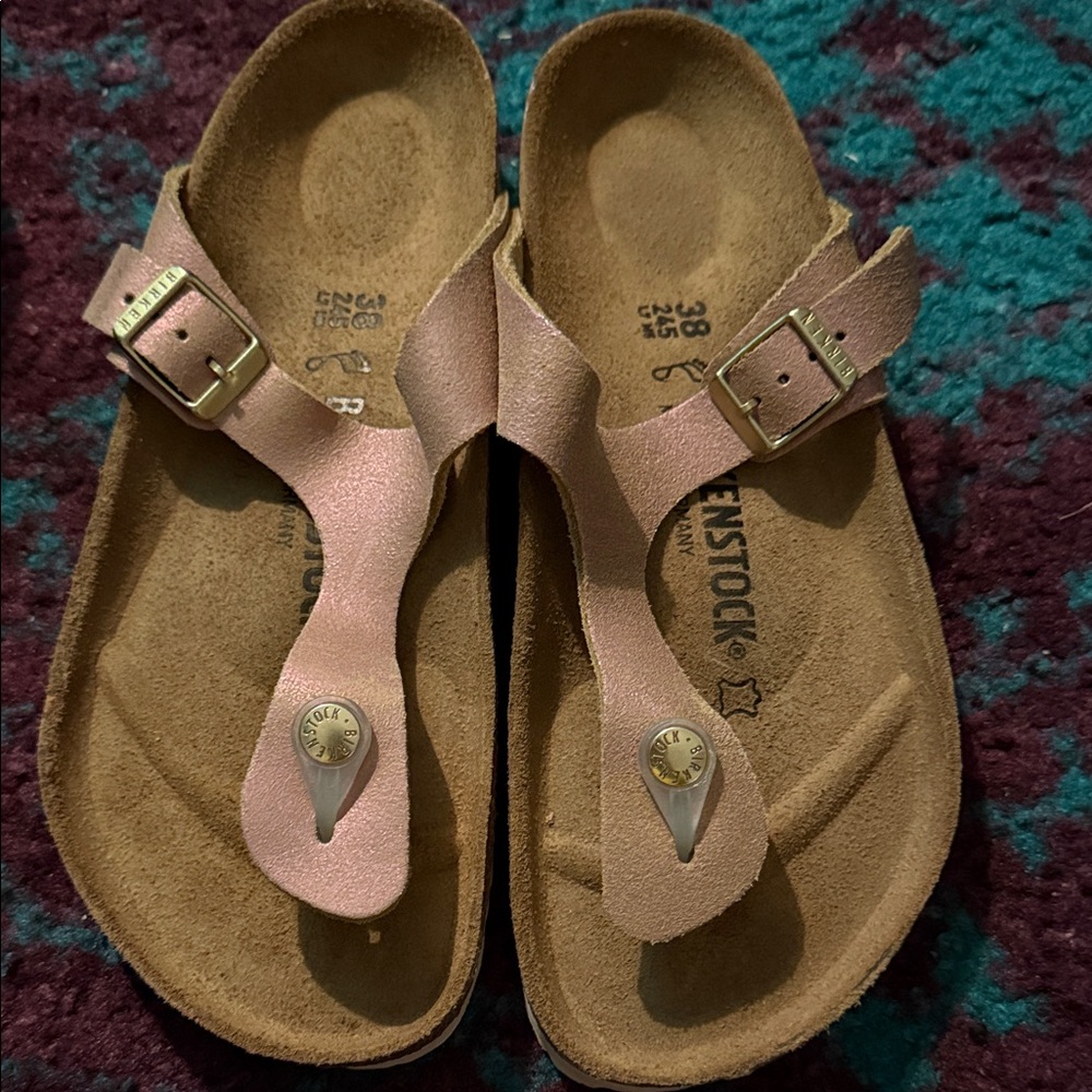 Birkenstock Light Pink Thong Sandals